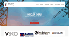 Desktop Screenshot of dinclerenerji.com