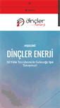 Mobile Screenshot of dinclerenerji.com